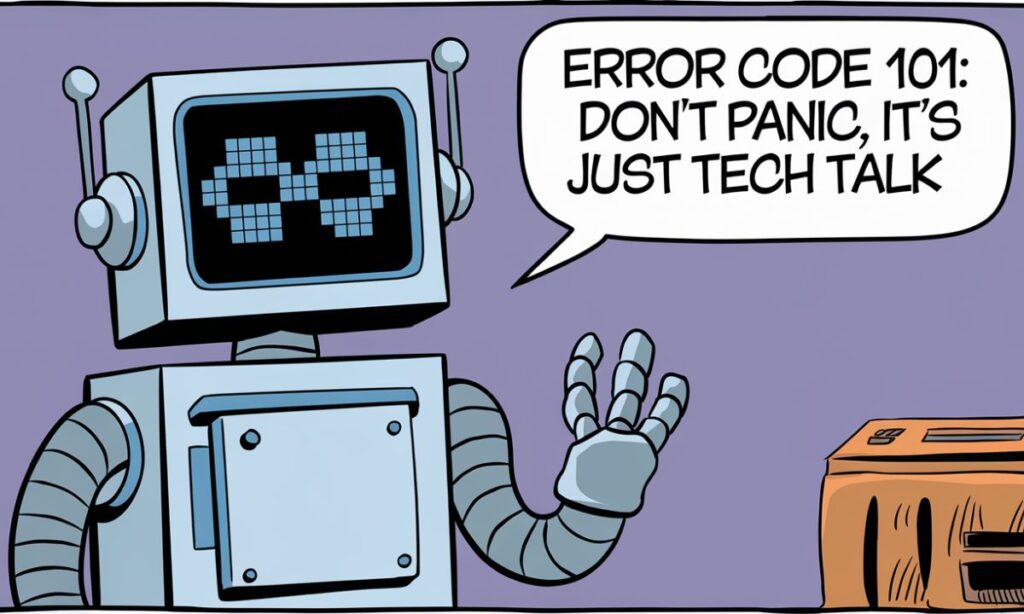 Error Codes 101 Don't Panic, It's Just Tech Talk