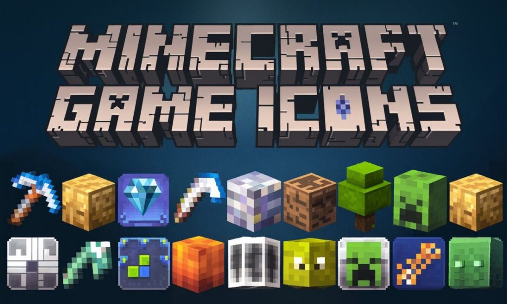 A Deep Dive into Minecraft (2009) Game Icons Banners