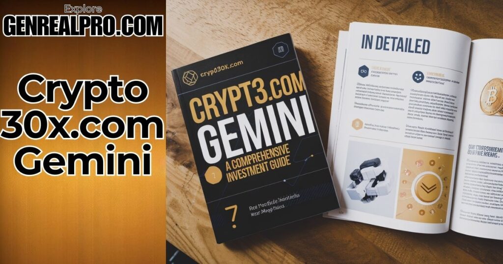 Crypto30x.com Gemini A Comprehensive Investment Guide In Detailed