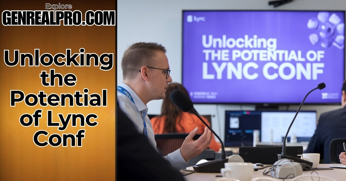 Unlocking the Potential of Lync Conf In Detailed